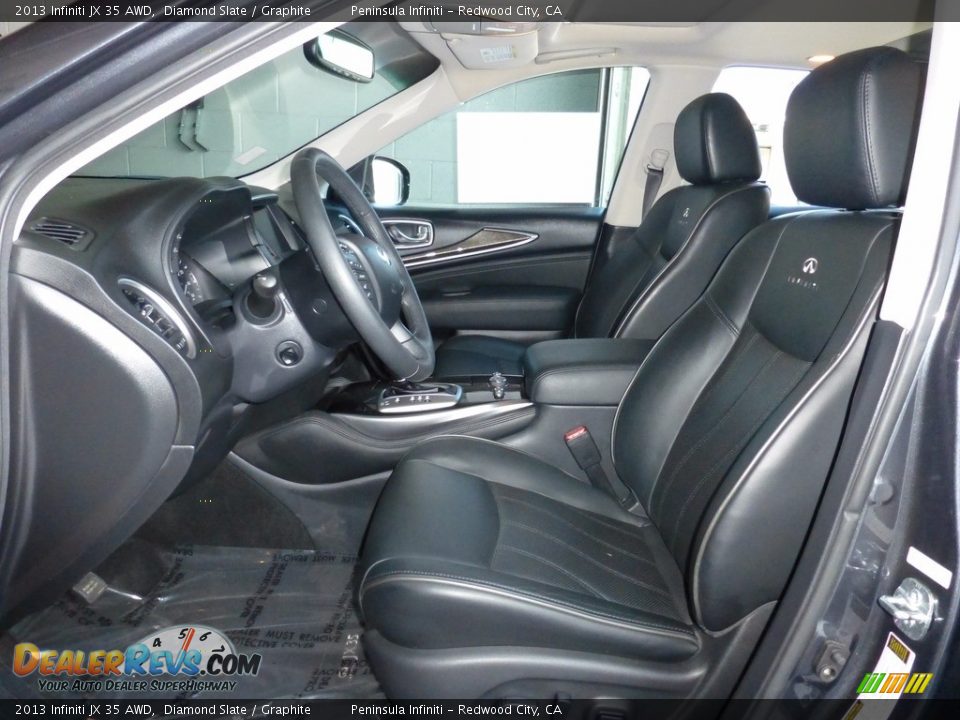 2013 Infiniti JX 35 AWD Diamond Slate / Graphite Photo #6