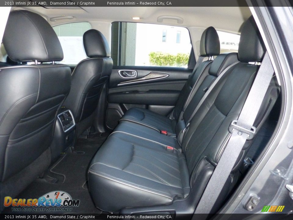 2013 Infiniti JX 35 AWD Diamond Slate / Graphite Photo #7