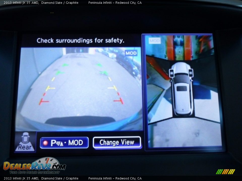 2013 Infiniti JX 35 AWD Diamond Slate / Graphite Photo #9