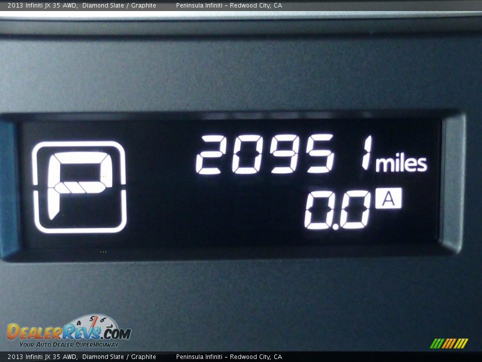 2013 Infiniti JX 35 AWD Diamond Slate / Graphite Photo #10