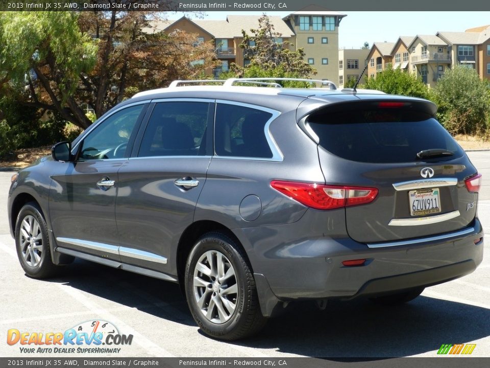 2013 Infiniti JX 35 AWD Diamond Slate / Graphite Photo #13