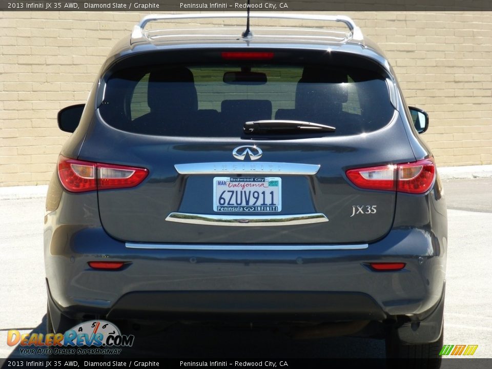2013 Infiniti JX 35 AWD Diamond Slate / Graphite Photo #14