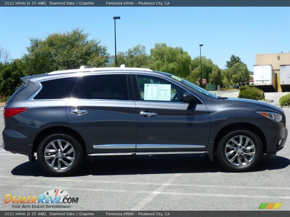 2013 Infiniti JX 35 AWD Diamond Slate / Graphite Photo #15