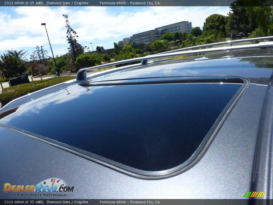 2013 Infiniti JX 35 AWD Diamond Slate / Graphite Photo #16