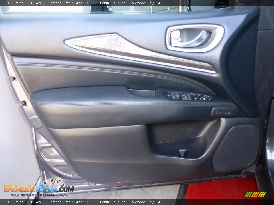 2013 Infiniti JX 35 AWD Diamond Slate / Graphite Photo #17