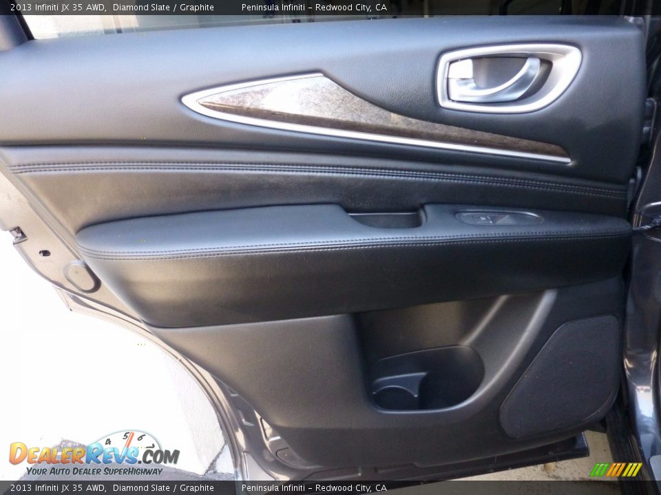 2013 Infiniti JX 35 AWD Diamond Slate / Graphite Photo #18