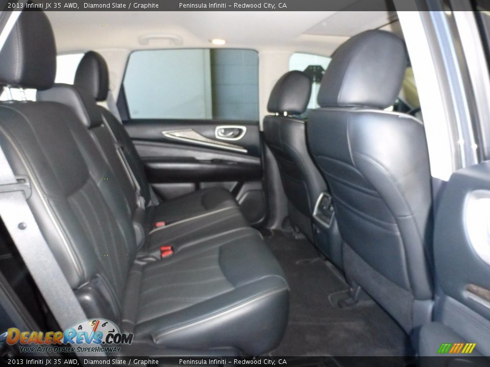 2013 Infiniti JX 35 AWD Diamond Slate / Graphite Photo #22