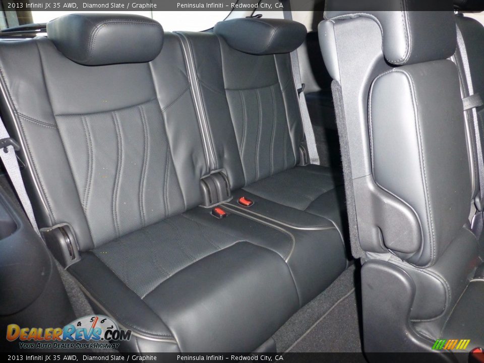 2013 Infiniti JX 35 AWD Diamond Slate / Graphite Photo #23