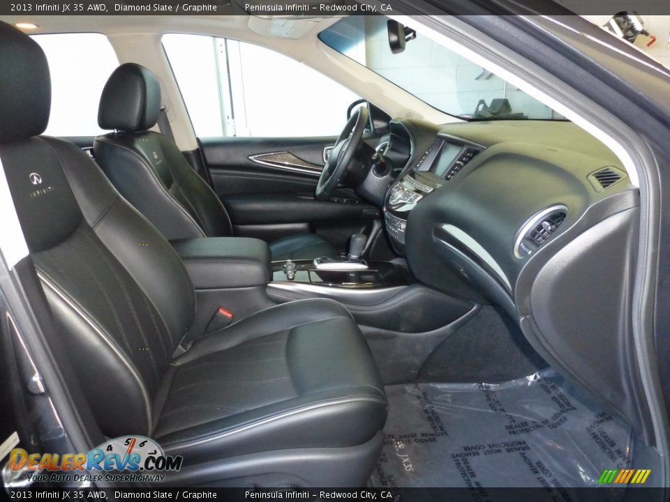 2013 Infiniti JX 35 AWD Diamond Slate / Graphite Photo #24
