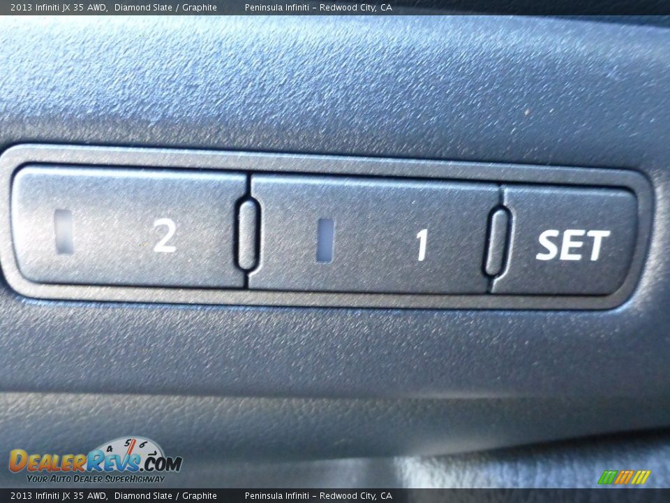 2013 Infiniti JX 35 AWD Diamond Slate / Graphite Photo #27