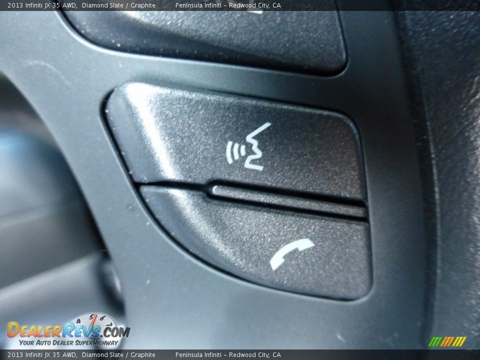 2013 Infiniti JX 35 AWD Diamond Slate / Graphite Photo #29