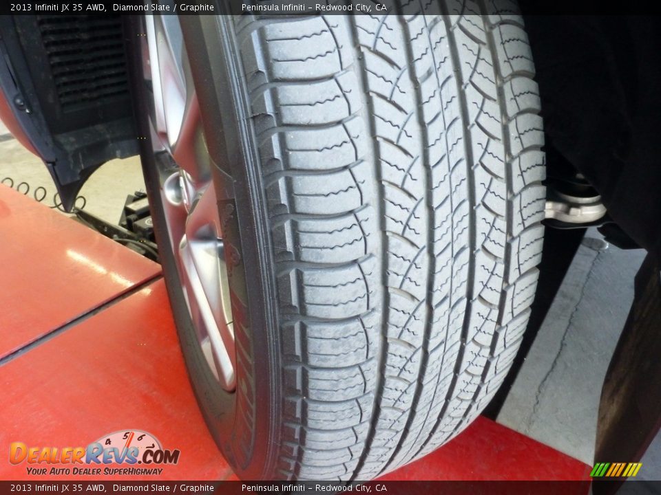2013 Infiniti JX 35 AWD Diamond Slate / Graphite Photo #30