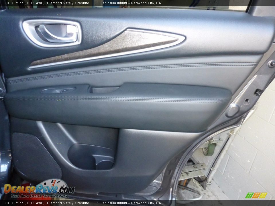 2013 Infiniti JX 35 AWD Diamond Slate / Graphite Photo #32