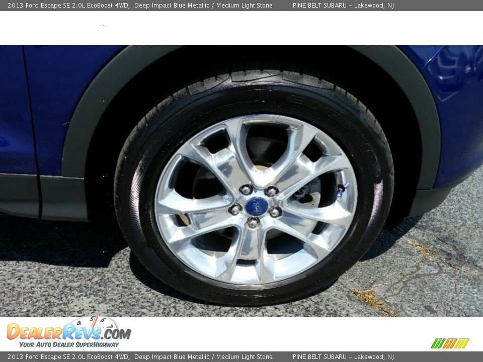 2013 Ford Escape SE 2.0L EcoBoost 4WD Deep Impact Blue Metallic / Medium Light Stone Photo #4