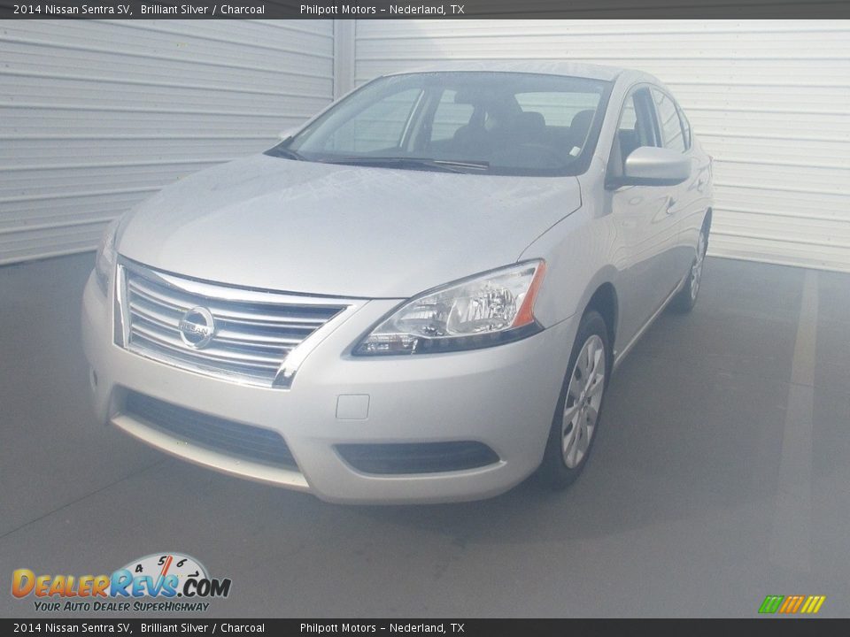 2014 Nissan Sentra SV Brilliant Silver / Charcoal Photo #4