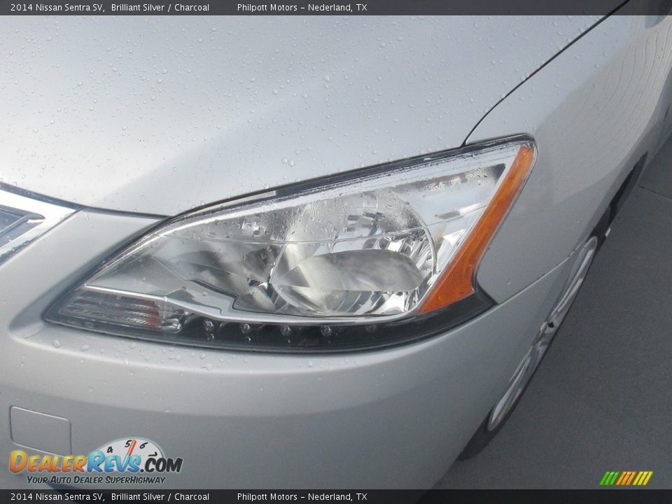 2014 Nissan Sentra SV Brilliant Silver / Charcoal Photo #6