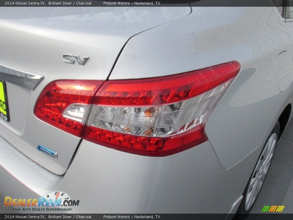 2014 Nissan Sentra SV Brilliant Silver / Charcoal Photo #11