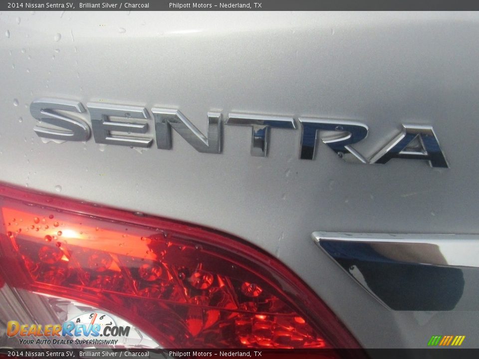 2014 Nissan Sentra SV Brilliant Silver / Charcoal Photo #14