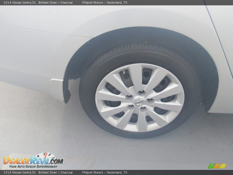 2014 Nissan Sentra SV Brilliant Silver / Charcoal Photo #17