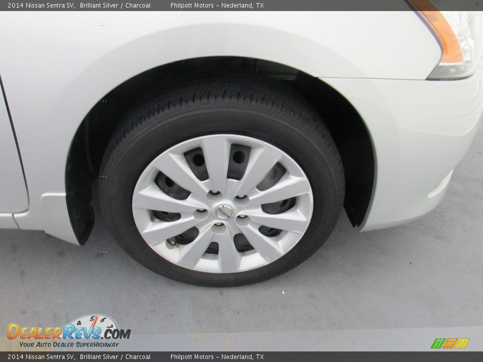 2014 Nissan Sentra SV Brilliant Silver / Charcoal Photo #18