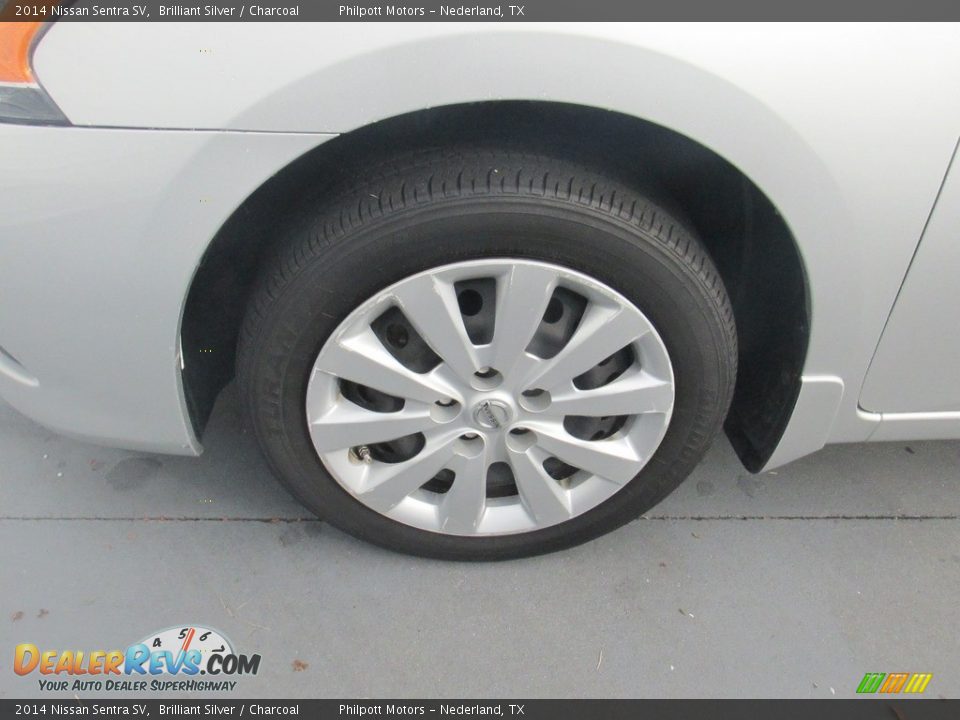 2014 Nissan Sentra SV Brilliant Silver / Charcoal Photo #19