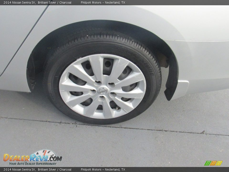 2014 Nissan Sentra SV Brilliant Silver / Charcoal Photo #20