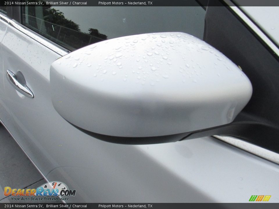 2014 Nissan Sentra SV Brilliant Silver / Charcoal Photo #23