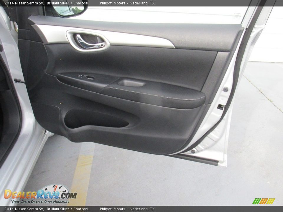 2014 Nissan Sentra SV Brilliant Silver / Charcoal Photo #24