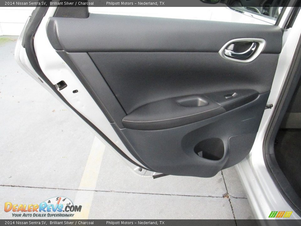 2014 Nissan Sentra SV Brilliant Silver / Charcoal Photo #30