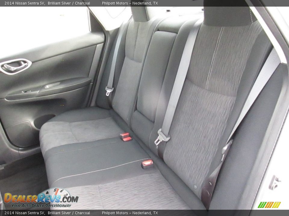2014 Nissan Sentra SV Brilliant Silver / Charcoal Photo #31