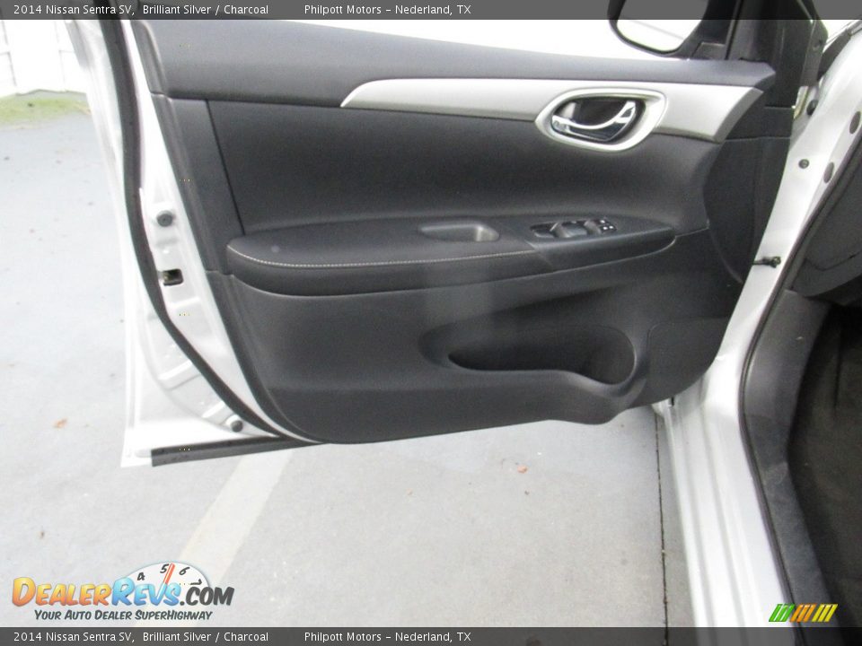 2014 Nissan Sentra SV Brilliant Silver / Charcoal Photo #33