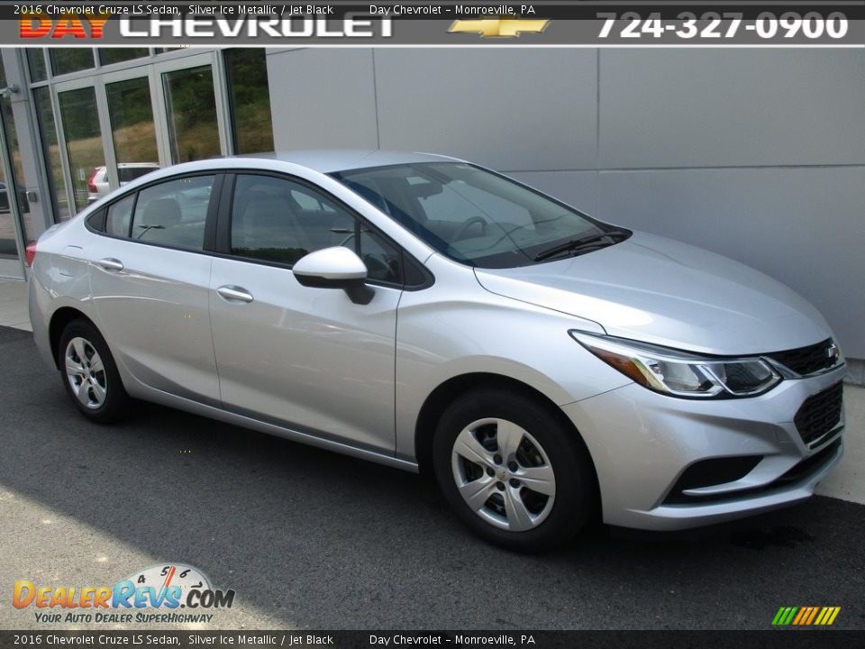 2016 Chevrolet Cruze LS Sedan Silver Ice Metallic / Jet Black Photo #1