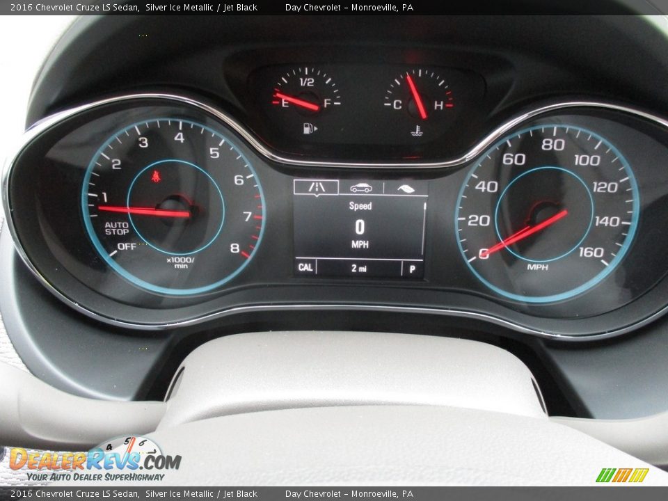 2016 Chevrolet Cruze LS Sedan Silver Ice Metallic / Jet Black Photo #20