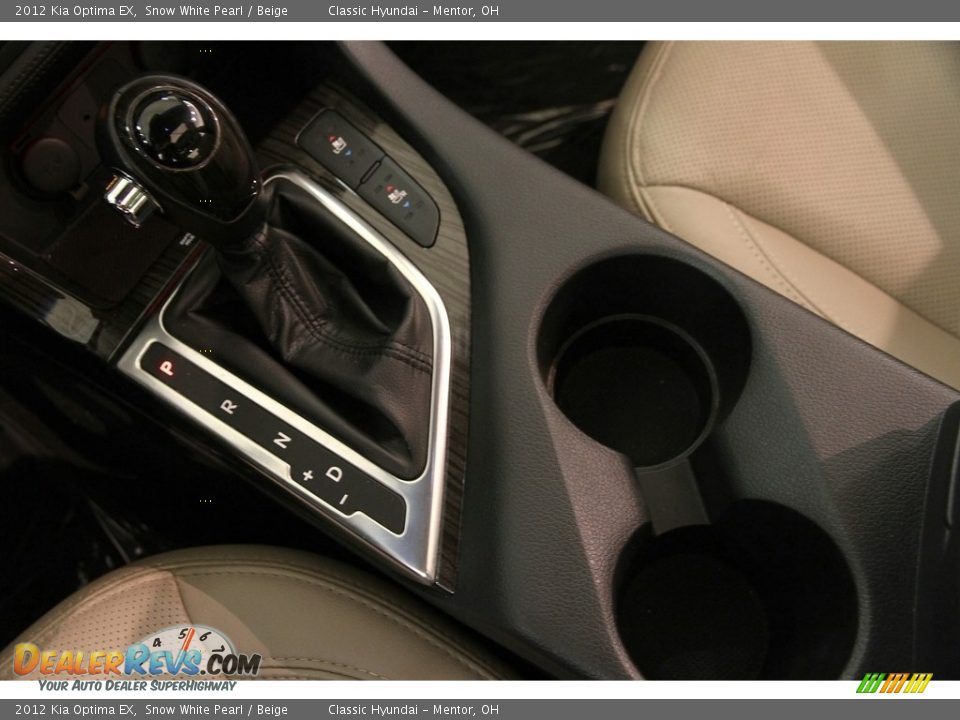 2012 Kia Optima EX Snow White Pearl / Beige Photo #16