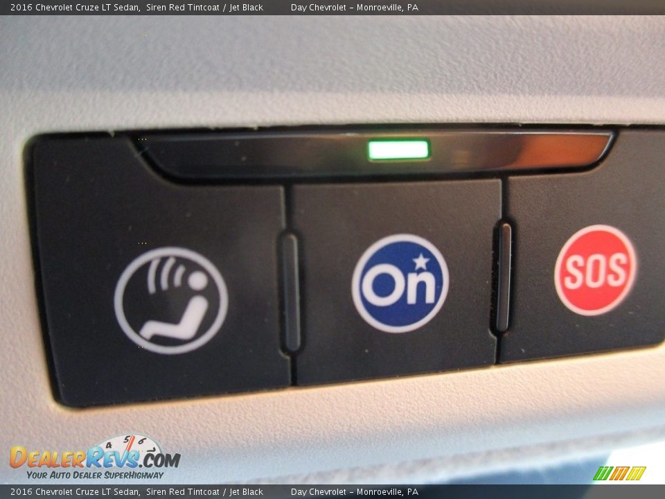2016 Chevrolet Cruze LT Sedan Siren Red Tintcoat / Jet Black Photo #18