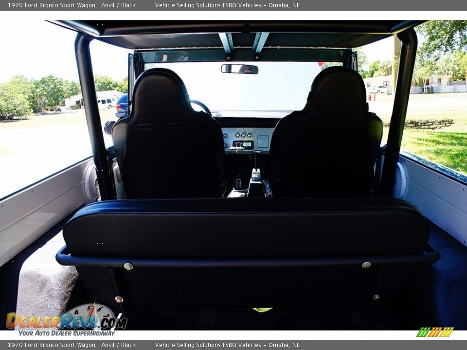 1970 Ford Bronco Sport Wagon Anvil / Black Photo #7