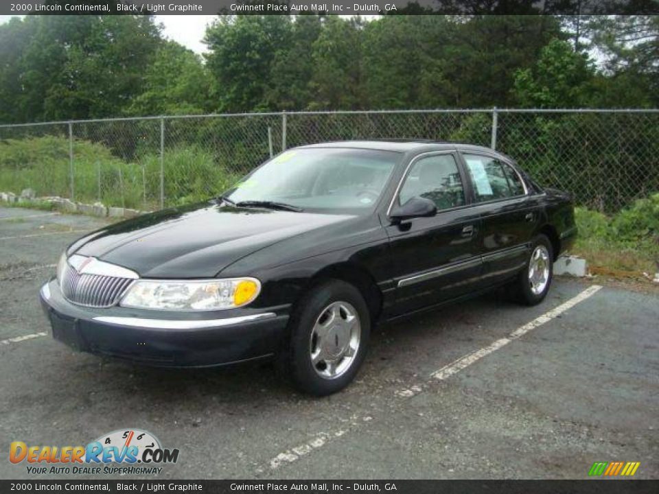 2000 Lincoln Continental Black / Light Graphite Photo #1