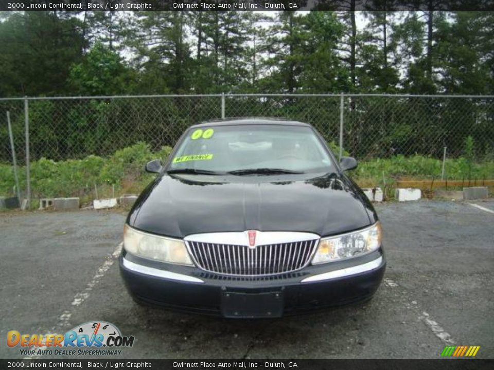 2000 Lincoln Continental Black / Light Graphite Photo #2