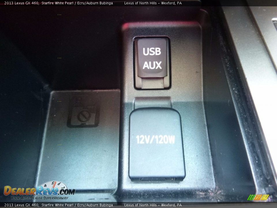2013 Lexus GX 460 Starfire White Pearl / Ecru/Auburn Bubinga Photo #19