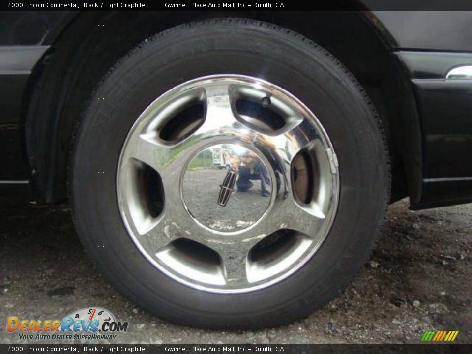 2000 Lincoln Continental Black / Light Graphite Photo #9