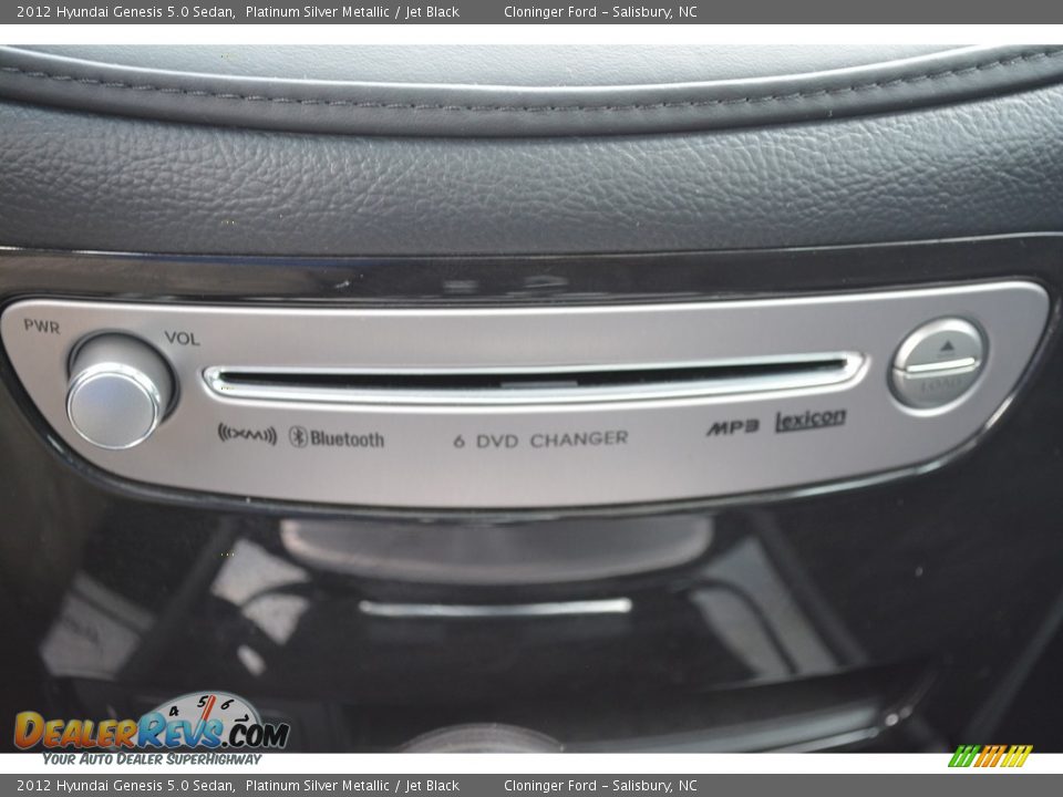 2012 Hyundai Genesis 5.0 Sedan Platinum Silver Metallic / Jet Black Photo #20