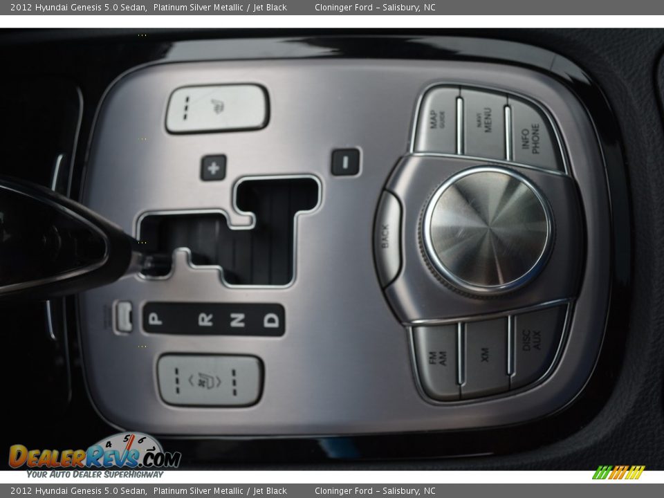 2012 Hyundai Genesis 5.0 Sedan Platinum Silver Metallic / Jet Black Photo #21