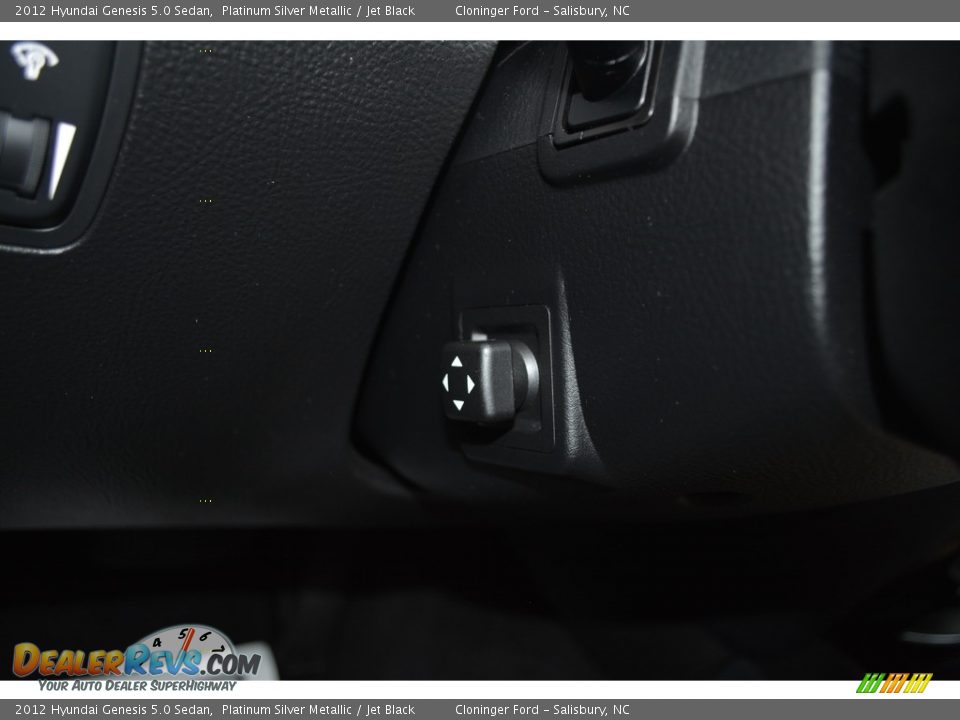 2012 Hyundai Genesis 5.0 Sedan Platinum Silver Metallic / Jet Black Photo #27