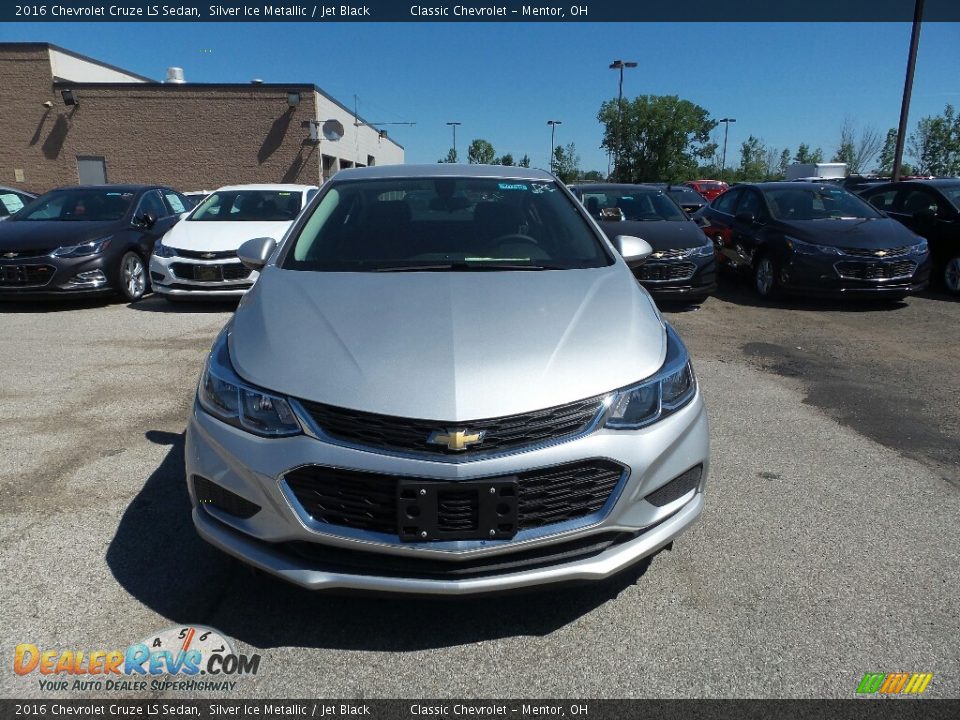 2016 Chevrolet Cruze LS Sedan Silver Ice Metallic / Jet Black Photo #2