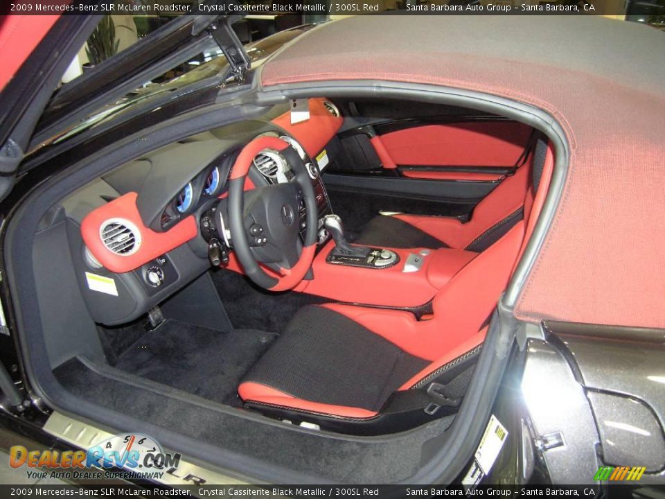 300SL Red Interior - 2009 Mercedes-Benz SLR McLaren Roadster Photo #5