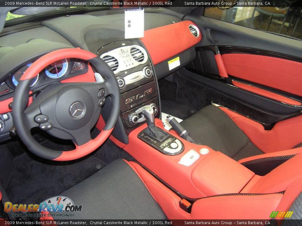 300SL Red Interior - 2009 Mercedes-Benz SLR McLaren Roadster Photo #12