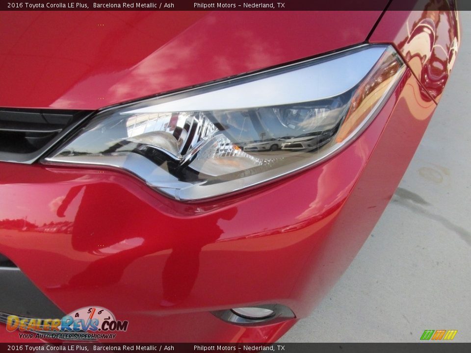 2016 Toyota Corolla LE Plus Barcelona Red Metallic / Ash Photo #9