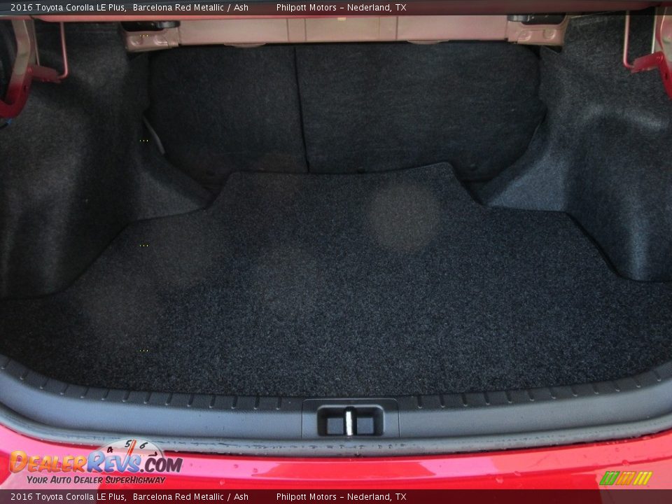 2016 Toyota Corolla LE Plus Barcelona Red Metallic / Ash Photo #14