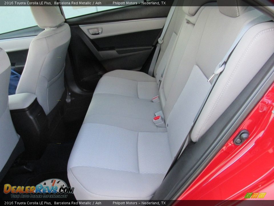 2016 Toyota Corolla LE Plus Barcelona Red Metallic / Ash Photo #19