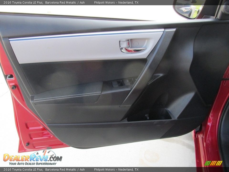 2016 Toyota Corolla LE Plus Barcelona Red Metallic / Ash Photo #20